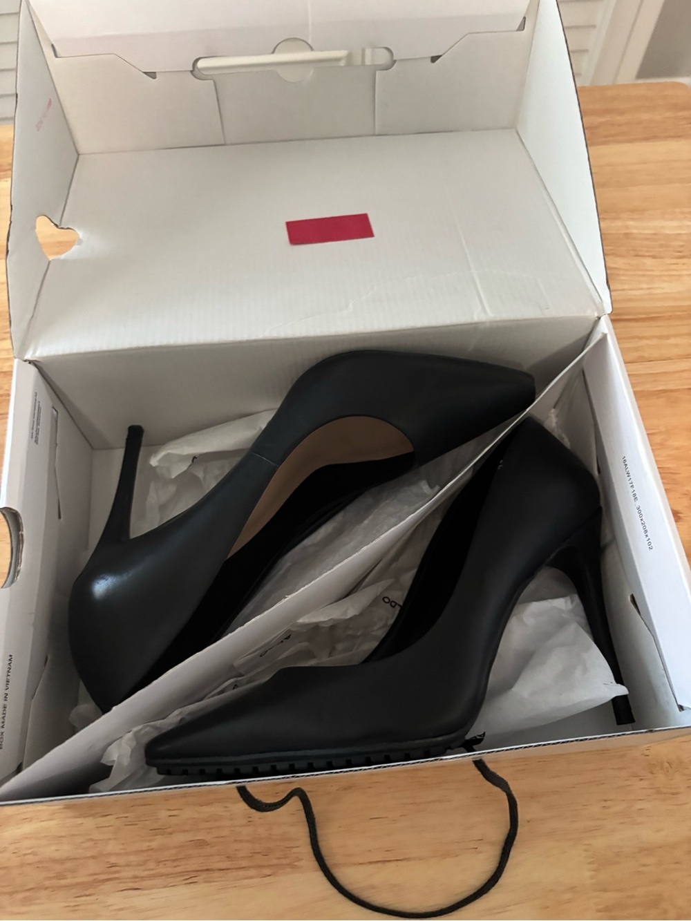 Aldo Women's Black Pointed-Toe Stiletto Pumps